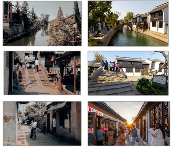 上海蟠龙天地改造前后对比 图片来源：青浦精细化管理公众号